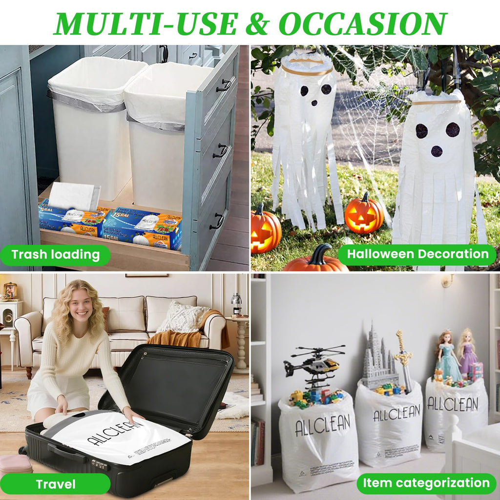 15 Gallon Drawstring Tall Kitchen Trash Bags K213095