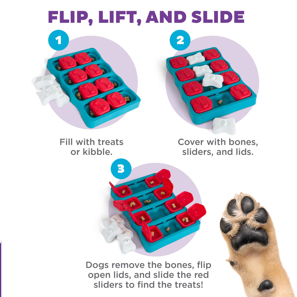Dog Brick Dog Toy Treat Puzzle X2992