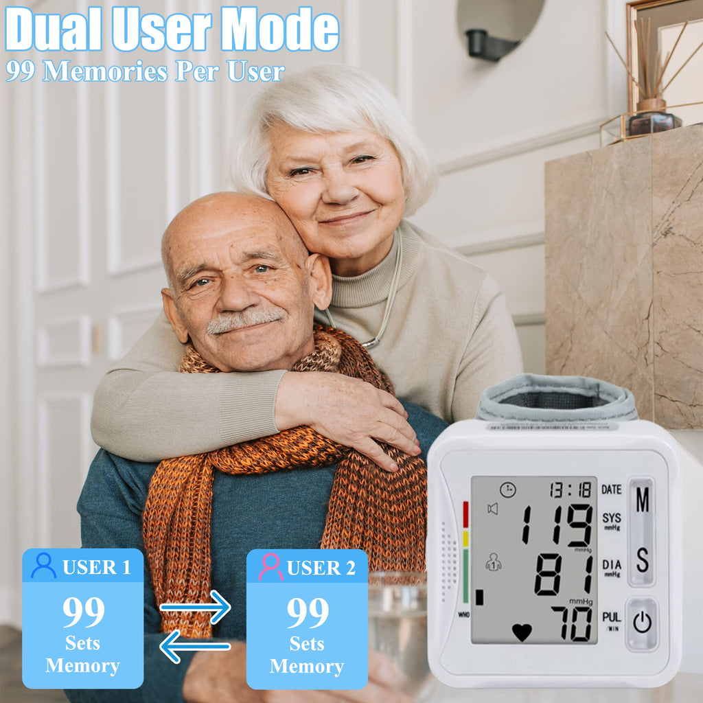 Wrist Blood Pressure Monitor with Carrying Case G52043