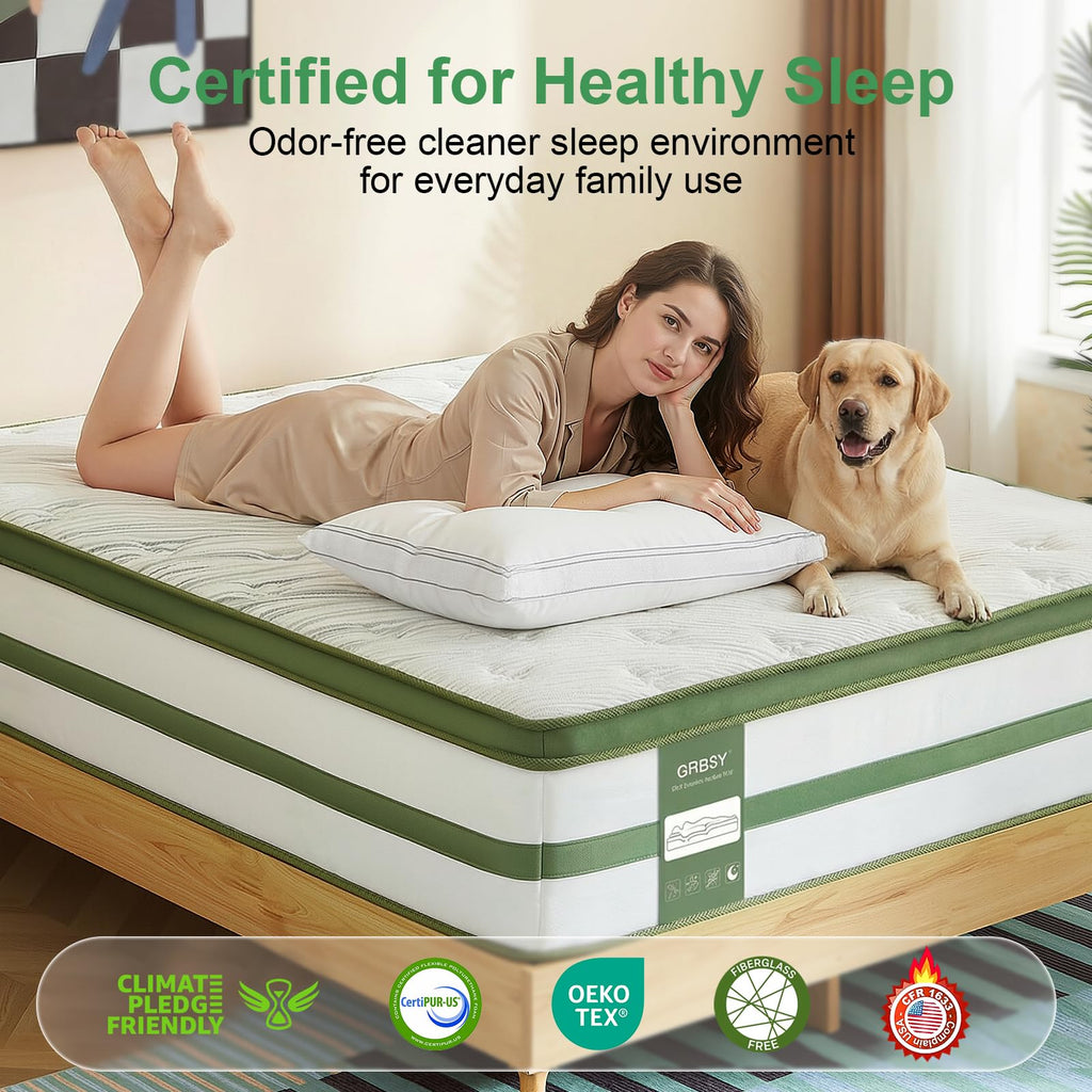 14 Inch Hybrid Memory Foam Full Size Mattress H709727