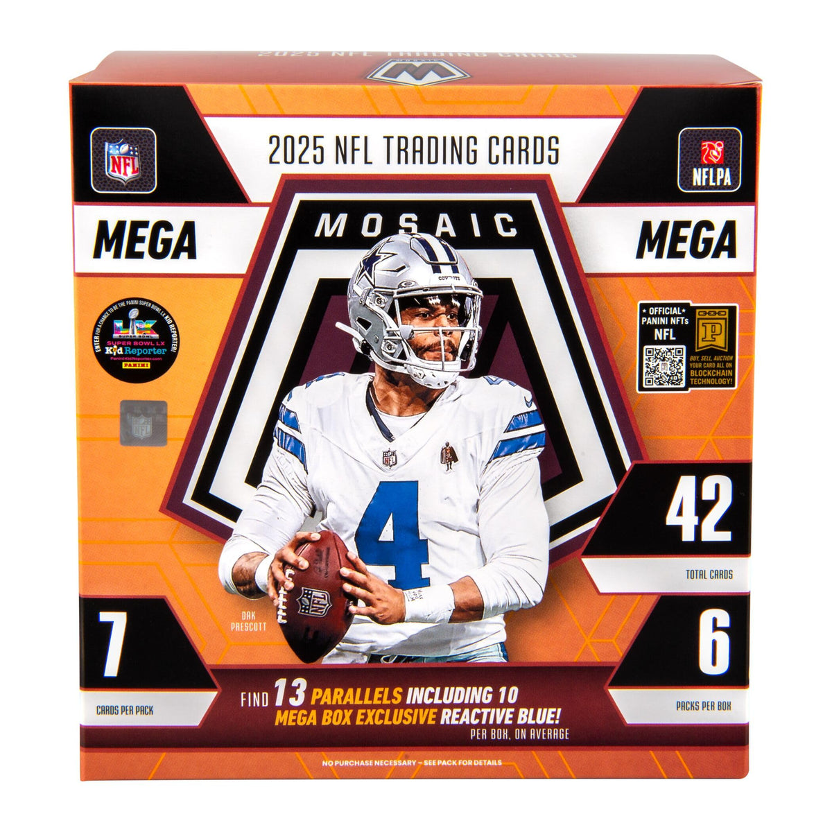 Football Trading Cards Mega Box D192