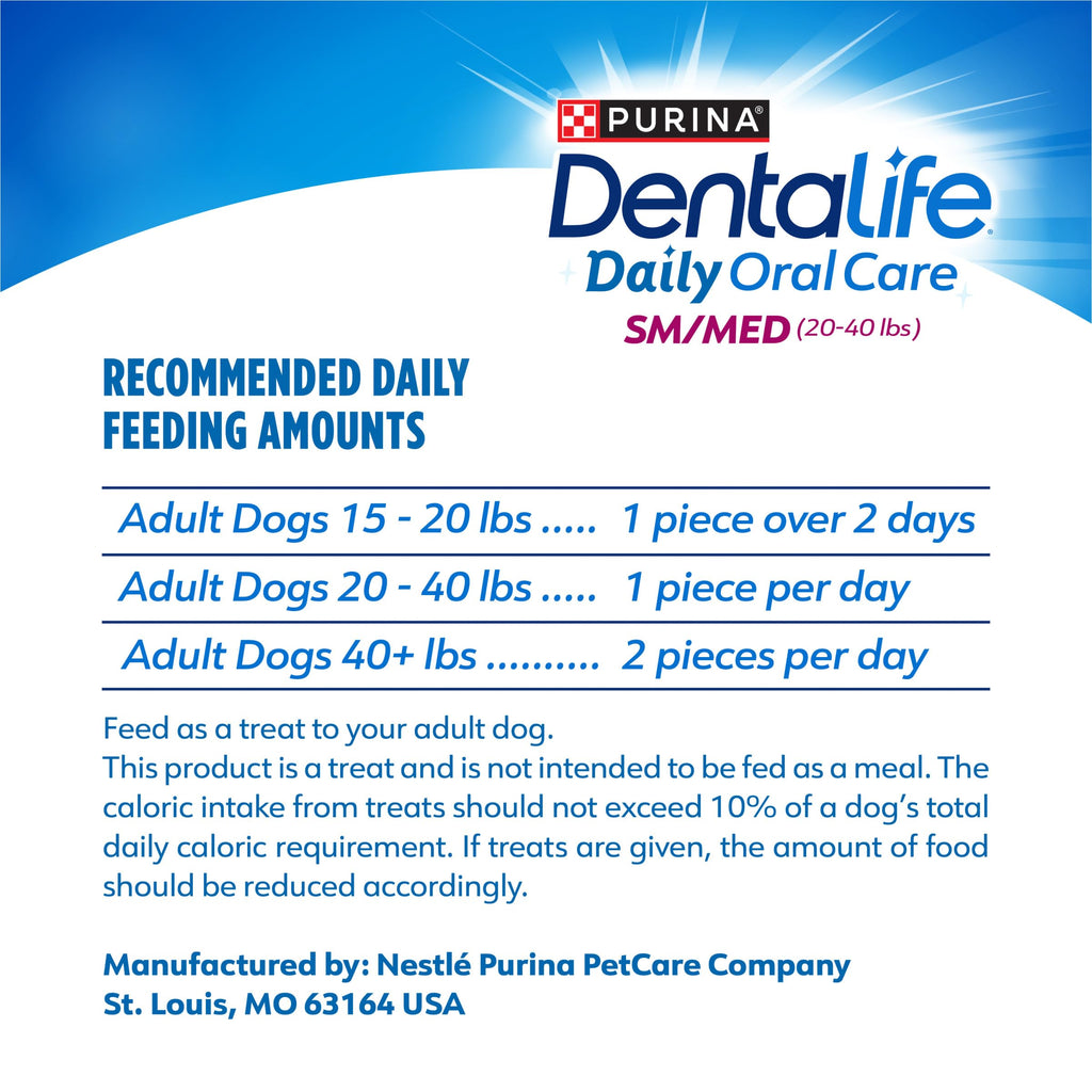 Daily Oral Care Dog Treats, Small/Medium, 60 ct M7594