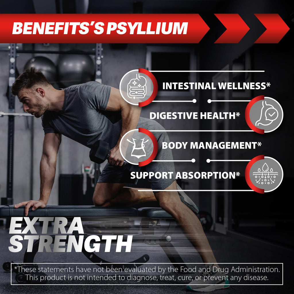 2400mg Psyllium Husk Capsules Y7444