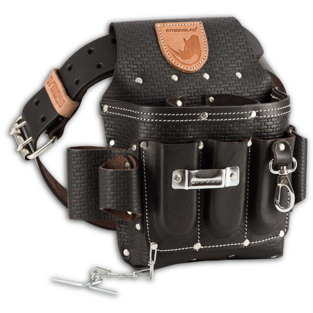 Heavy Duty 13-Pocket Top Grain Leather Tool Belt E437
