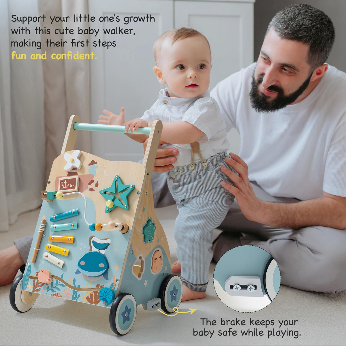 Wooden Baby Walker M562