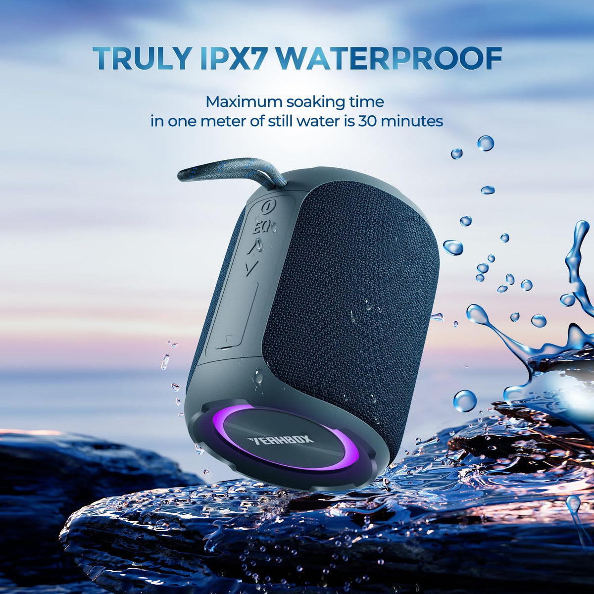 Portable Bluetooth Speaker 40W IPX7 Waterproof S728784