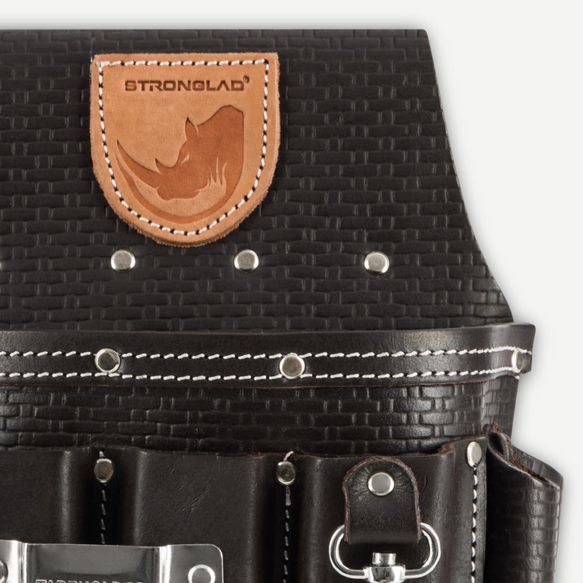 Heavy Duty 13-Pocket Top Grain Leather Tool Belt E437