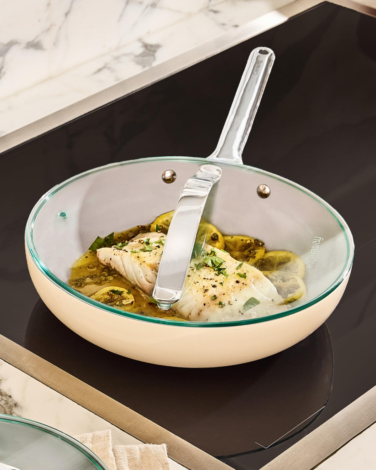10.5" Tempered Glass Lid for Pots and Pans F218