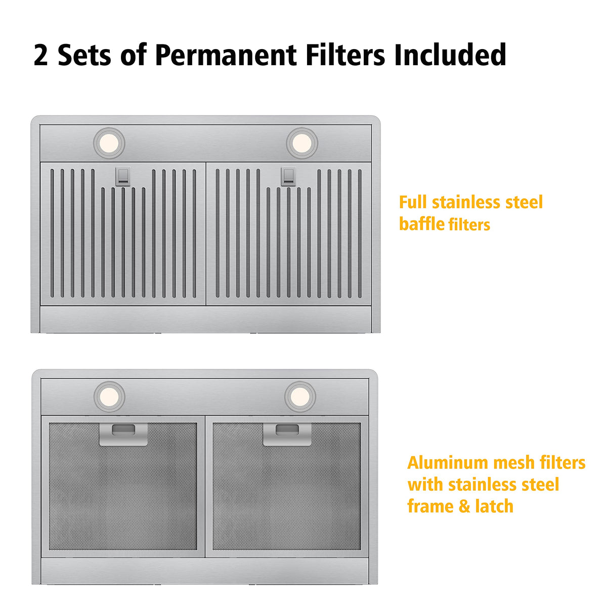 30 Inch Stainless Steel Wall Mount Range Hood Z710
