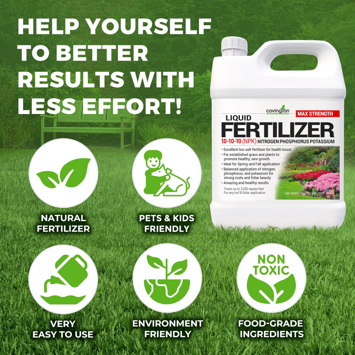 10-10-10 NPK Liquid Fertilizer 32oz P310562