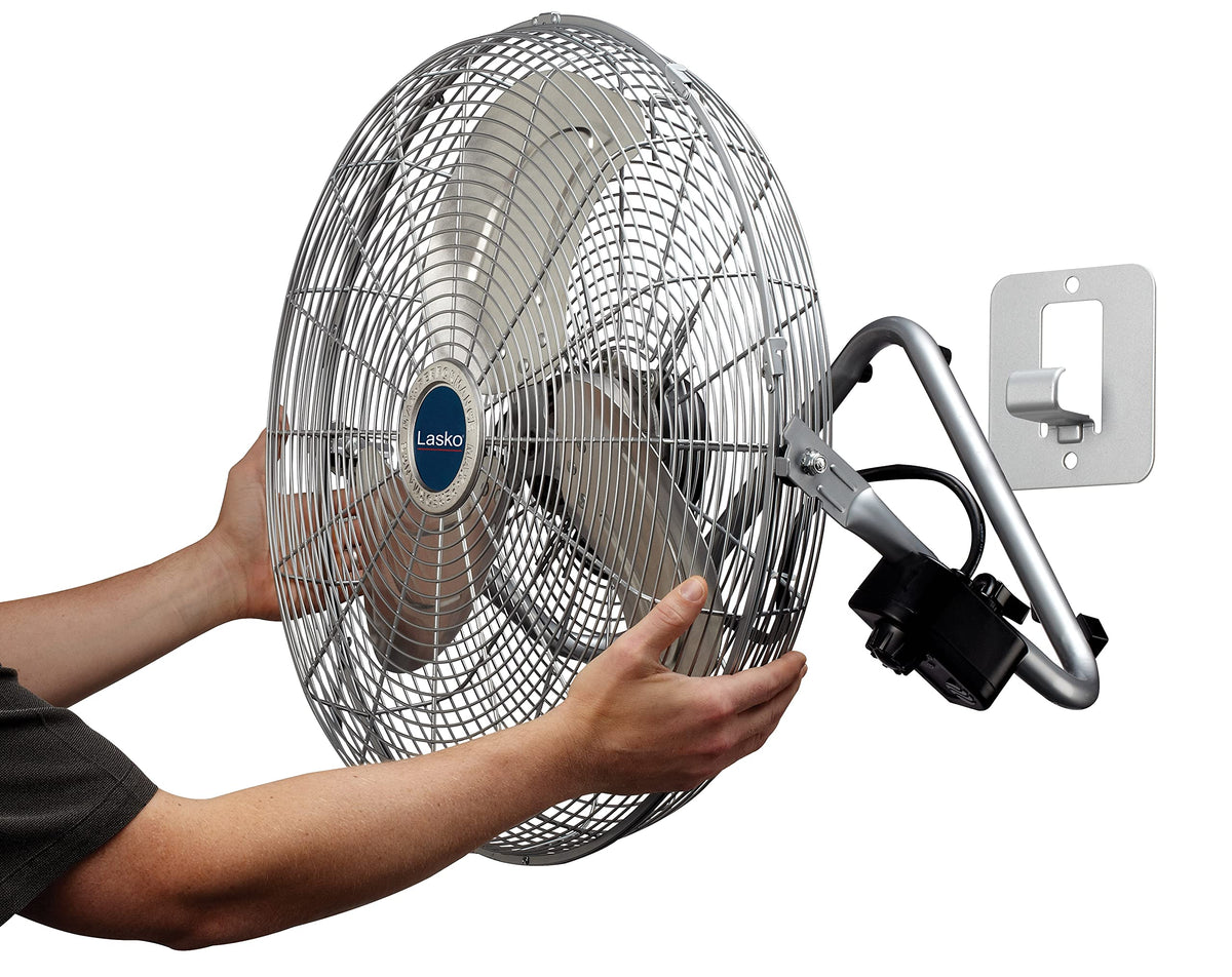 20" Silver High Velocity Wall Mount Fan C86432